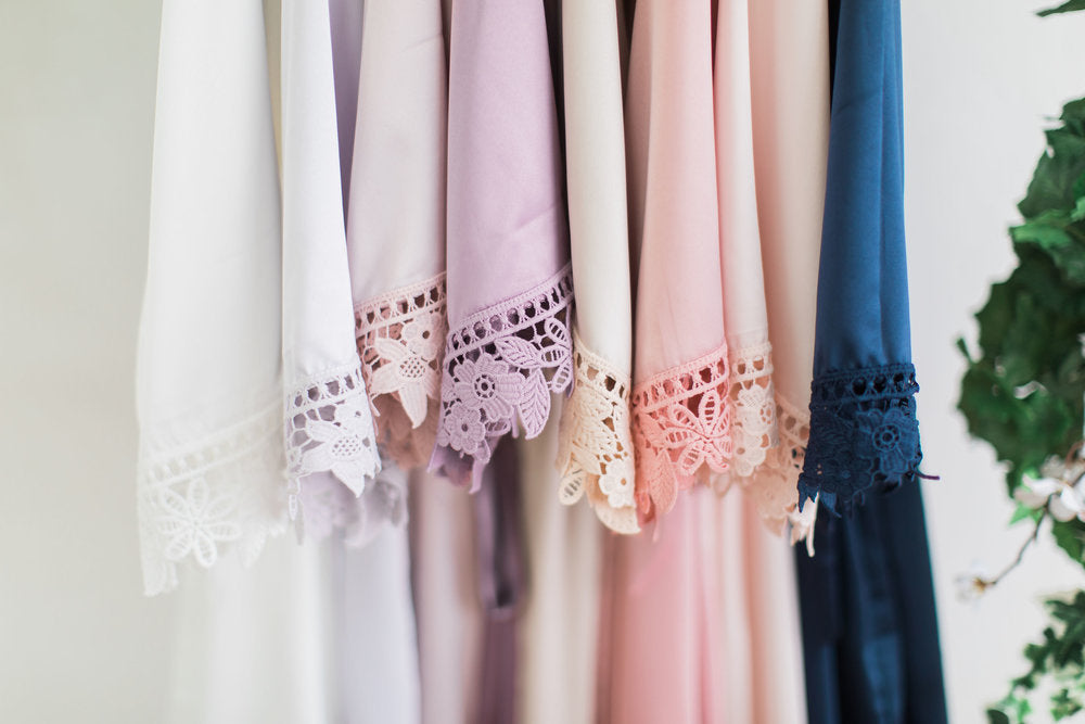 Champagne Lace Robe