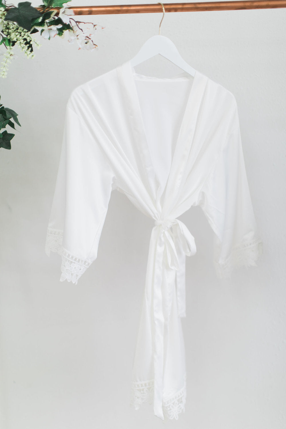 White Lace Robe