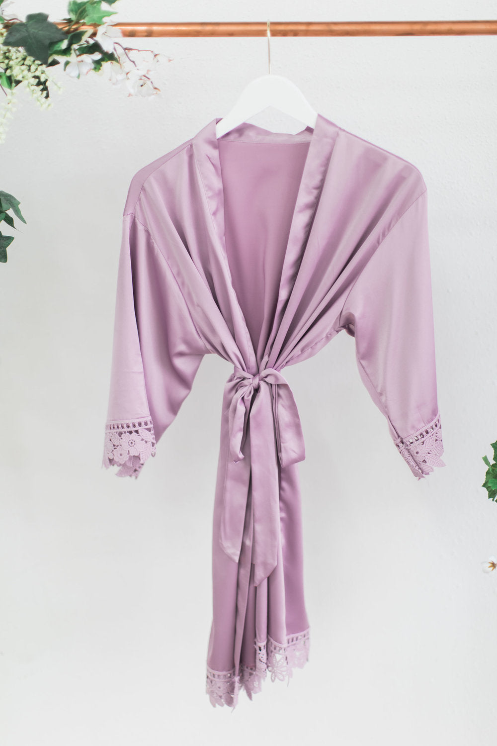 Lavender Lace Robe