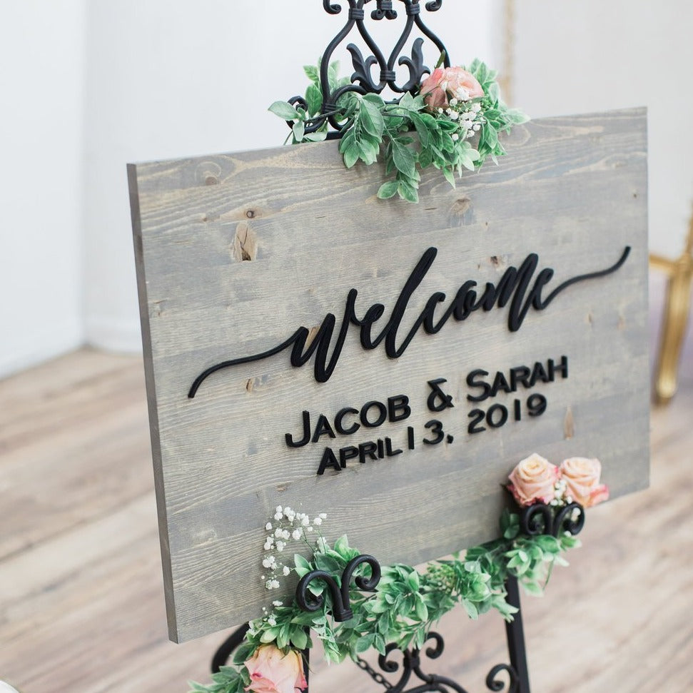 Wedding Welcome Sign