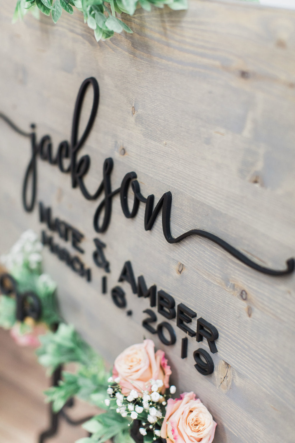 Custom Wedding Sign