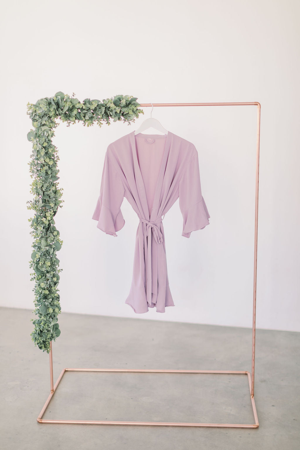 Lavender Ruffle Robe