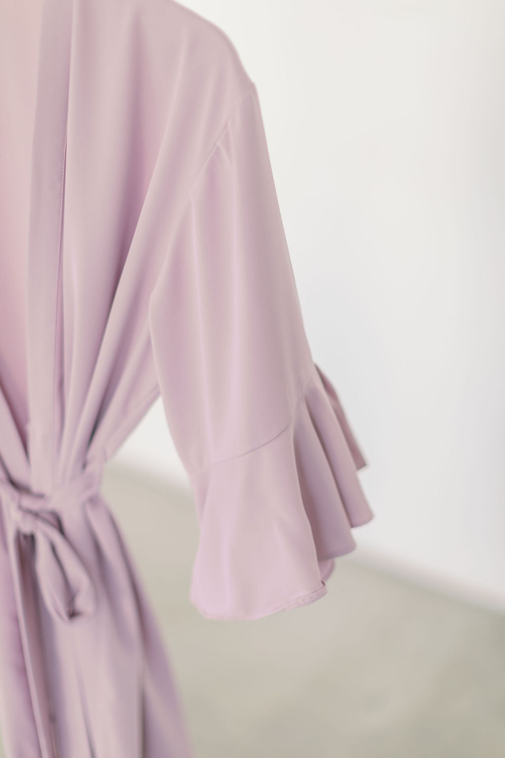 Lavender Ruffle Robe