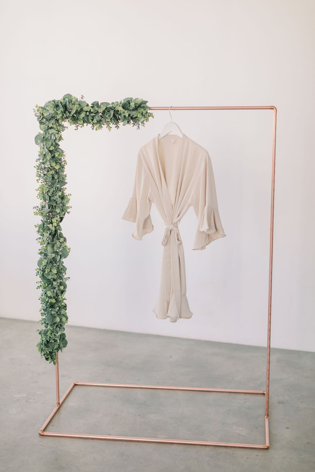 Champagne Ruffle Robe