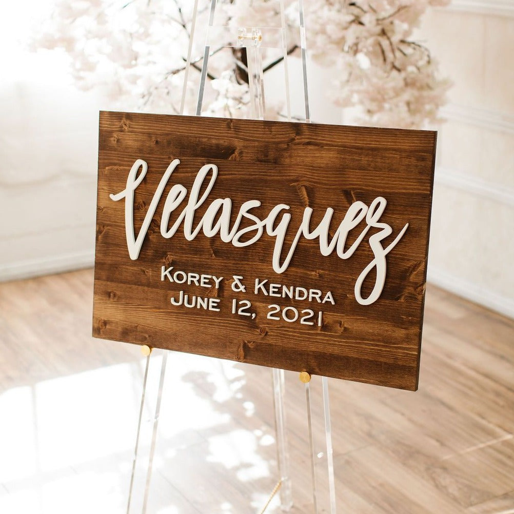  Customized Last Name Sign