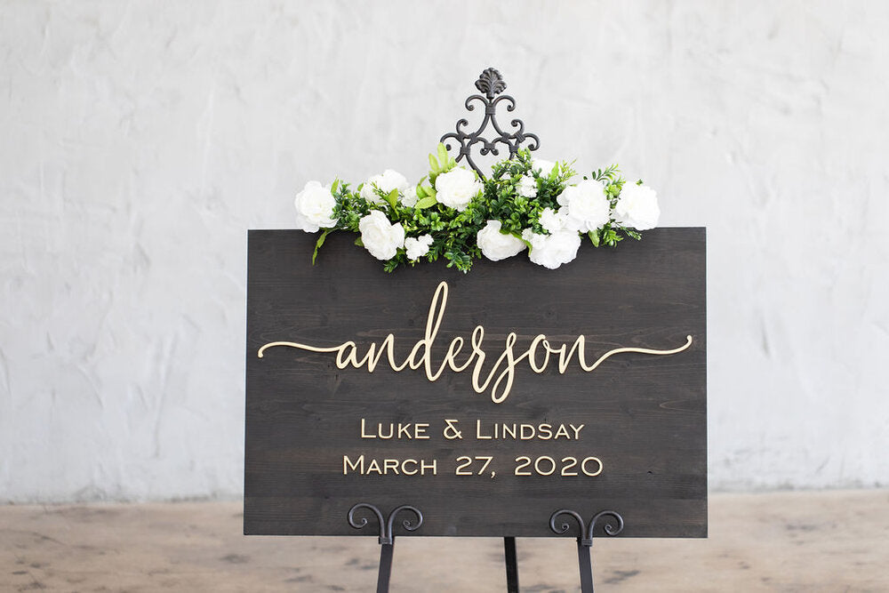 Custom Wedding Sign