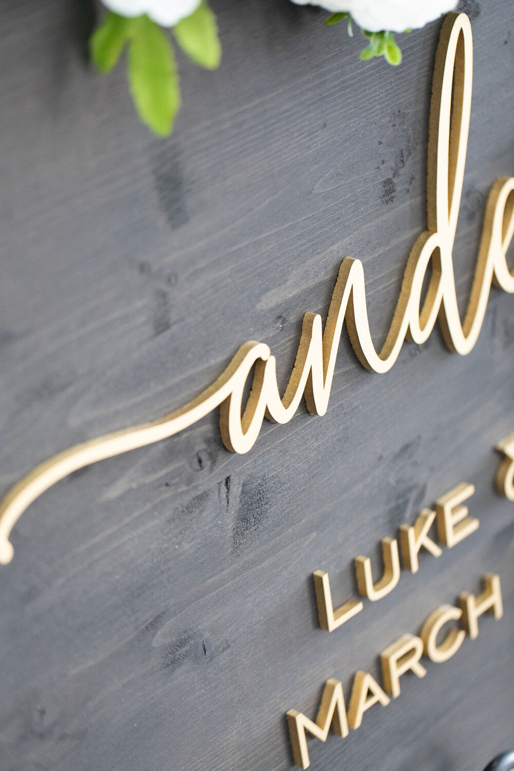 Custom Wedding Sign