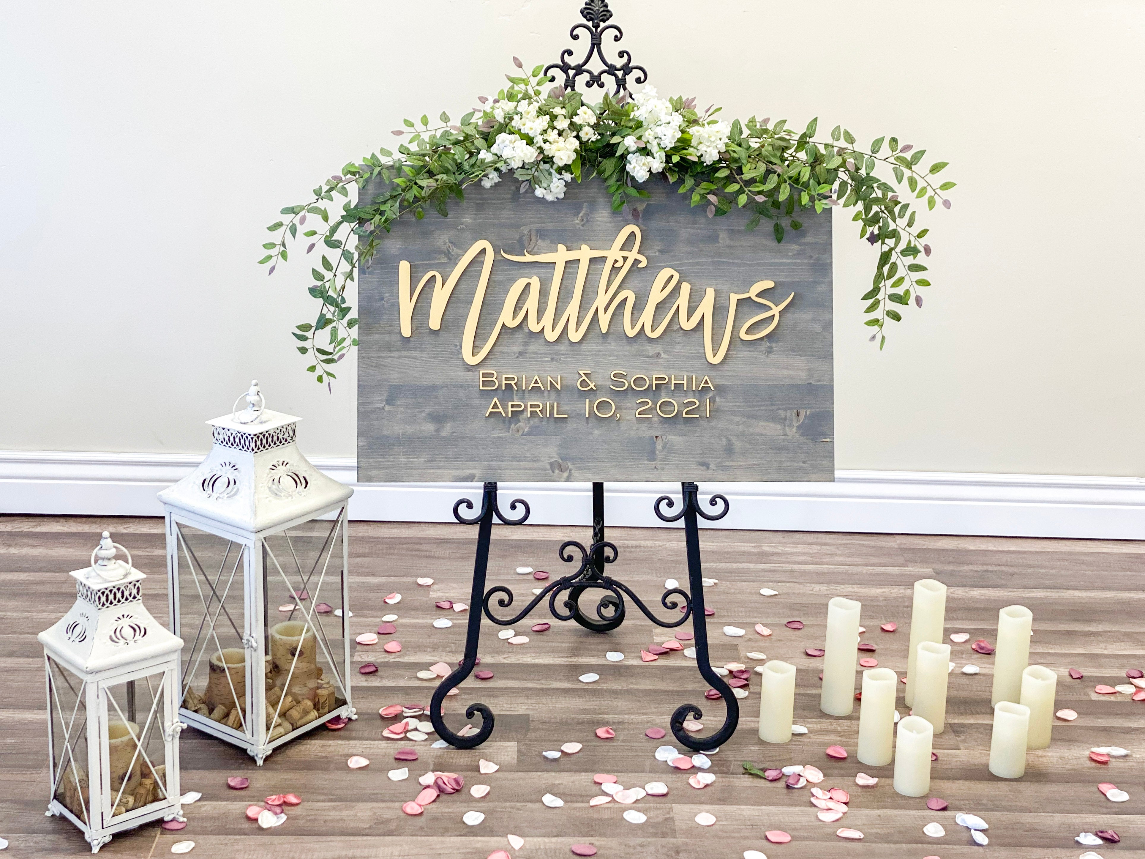 Personalized Last Name Sign