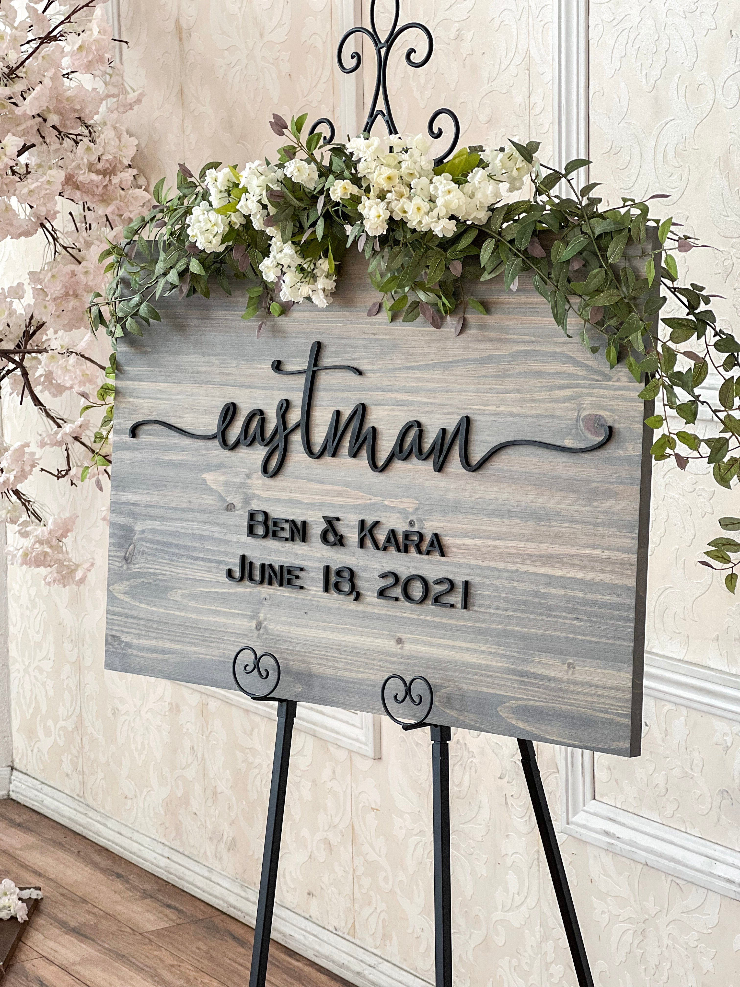 Custom Wedding Sign
