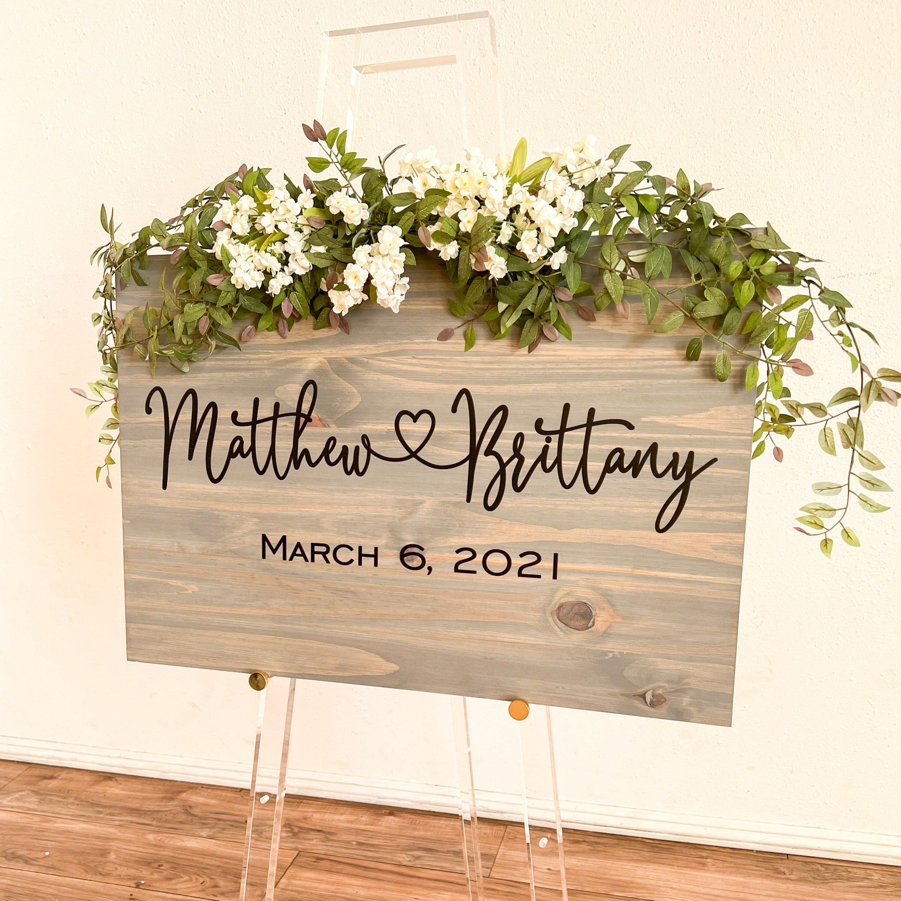 Wedding Venue Sign