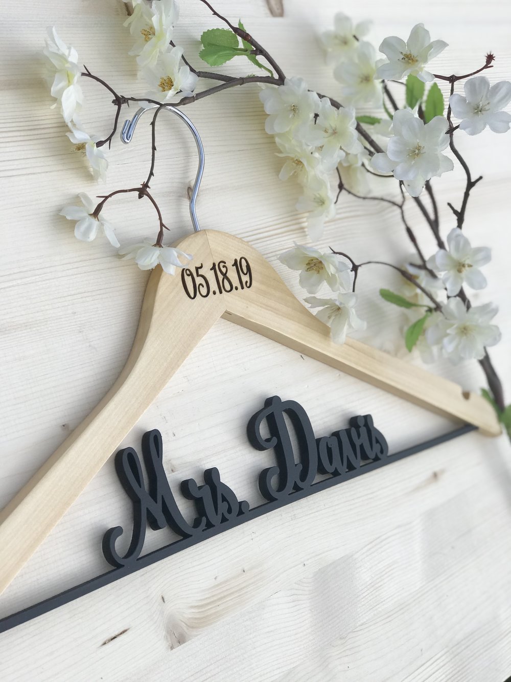 Personalized Wood Name Hangers