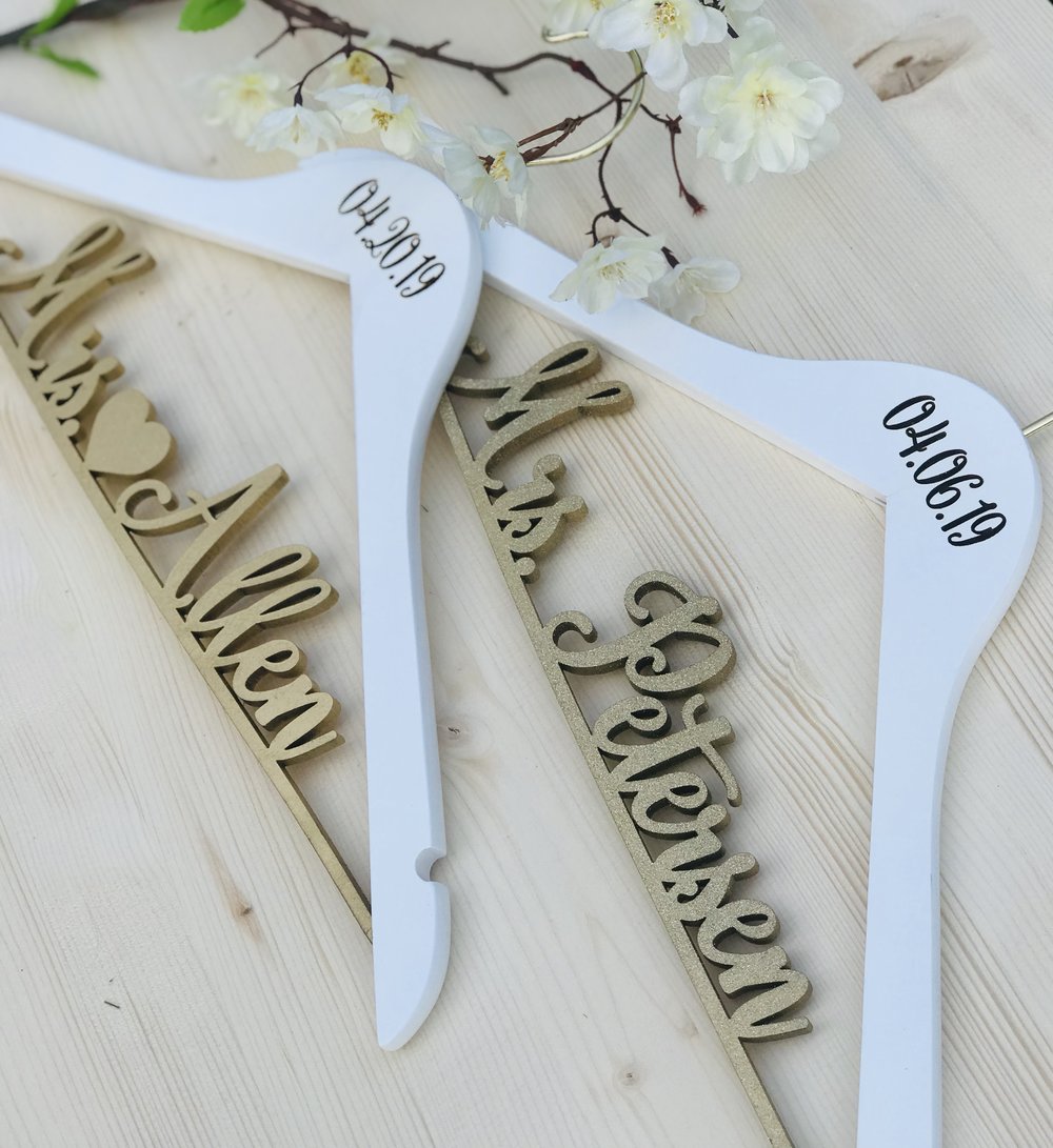 Personalized Wood Name Hangers