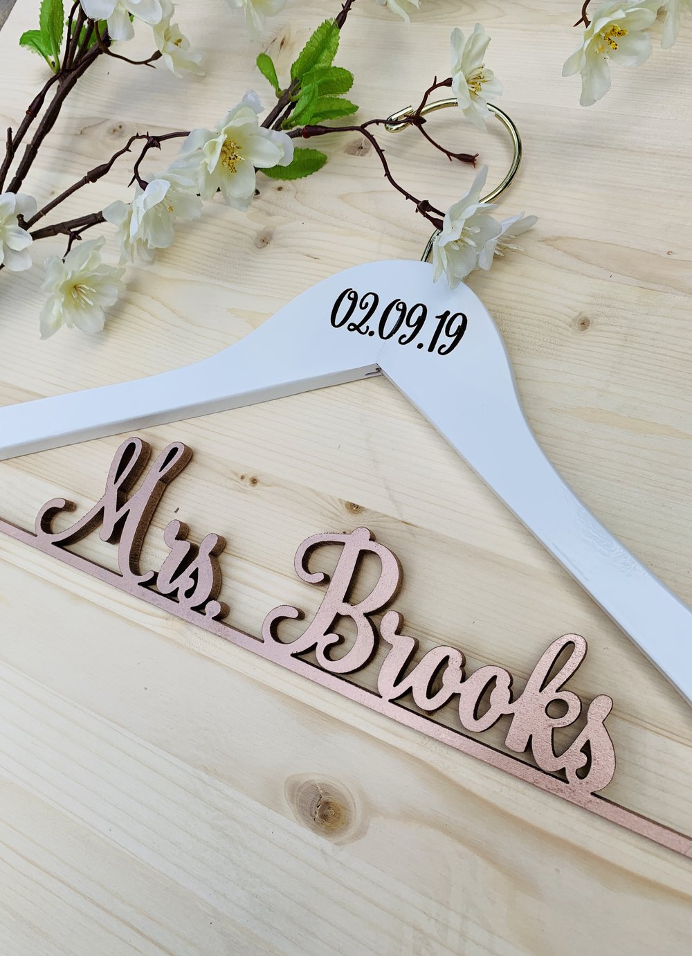 Personalized Wood Name Hangers